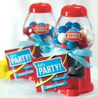 mini gumball machine favors