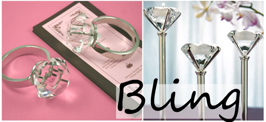  these chic diamond candle holders for the perfect bling centerpiece