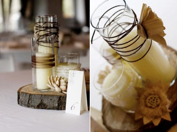 are looking for DIY wedding centerpiece ideas for your fall wedding 