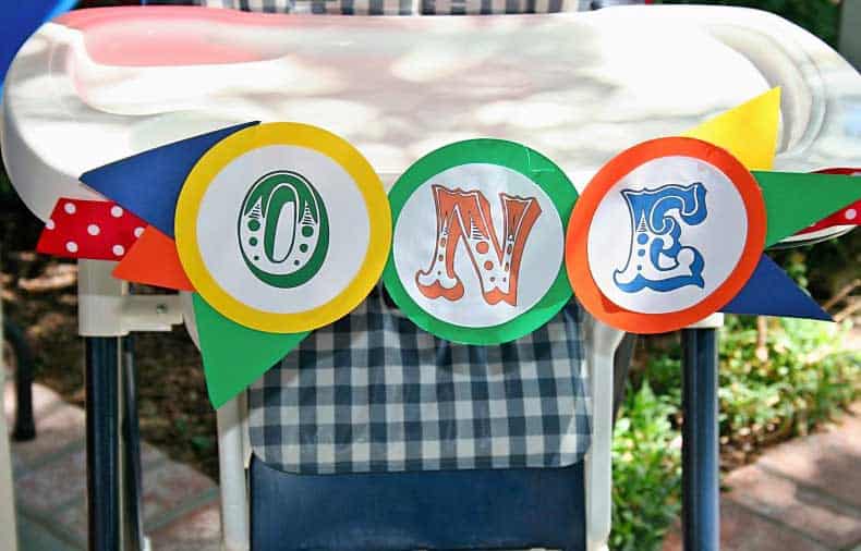 circus party theme
