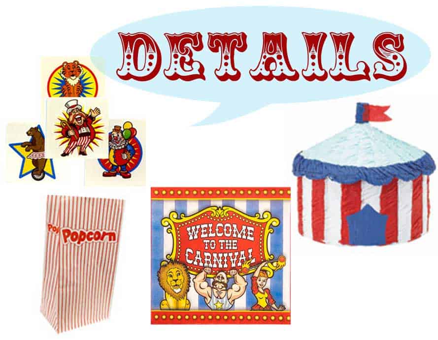 circus party theme
