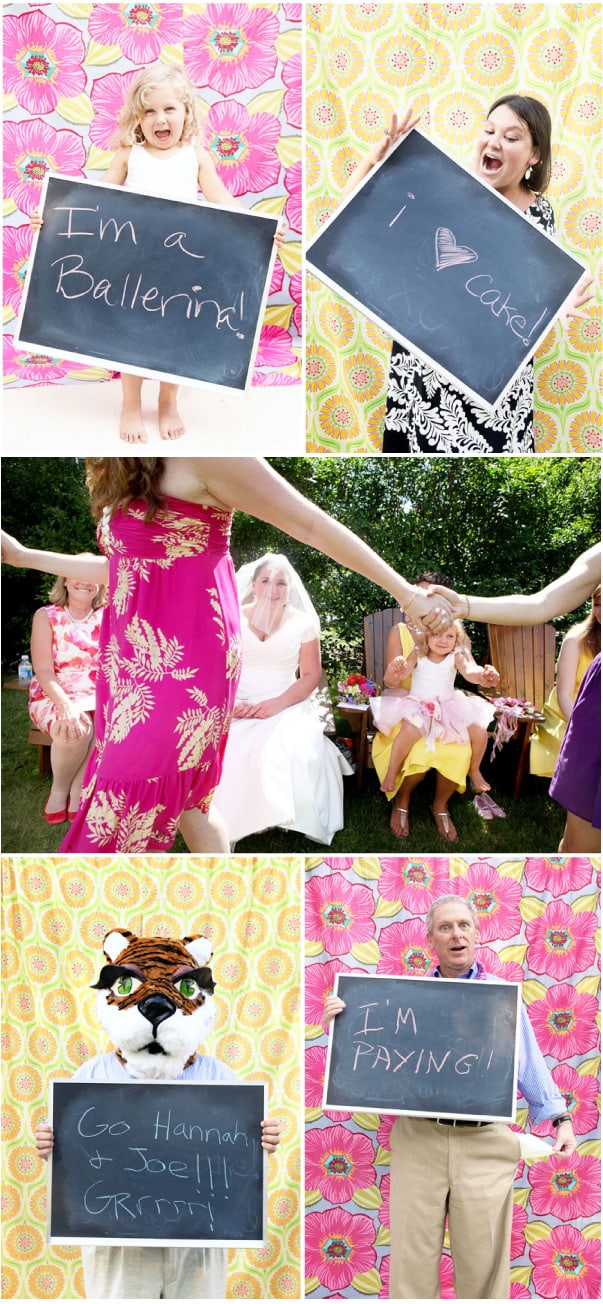 A bright fabric backdrop a chalkboard my NEW favorite version of the A bright fabric backdrop a chalkboard my NEW favorite version of the