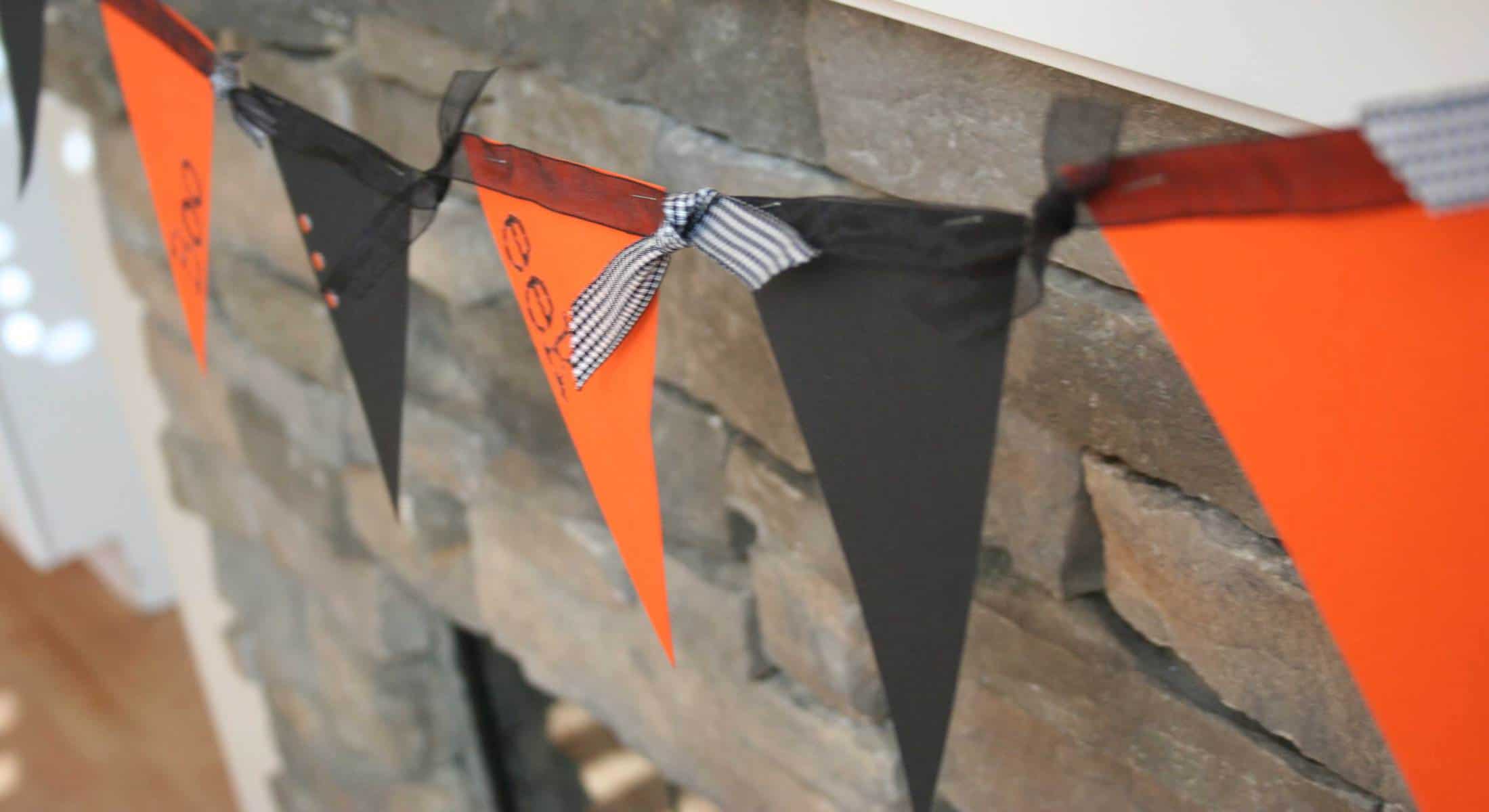 DIY paper pennants