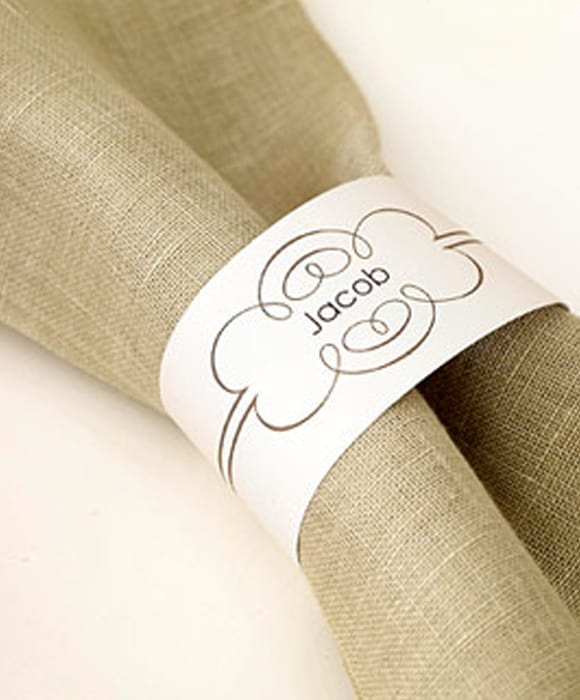 Paper Napkin Rings for Thanksgiving Place Settings Thoughtfully Simple