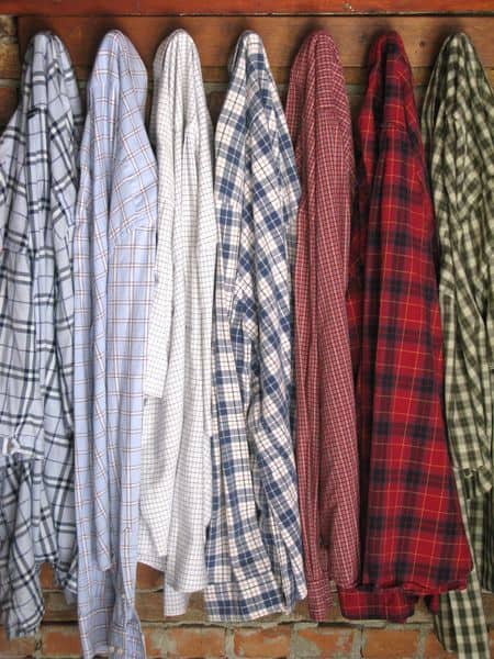 DIY plaid ornaments