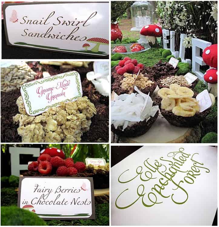 woodland themed party