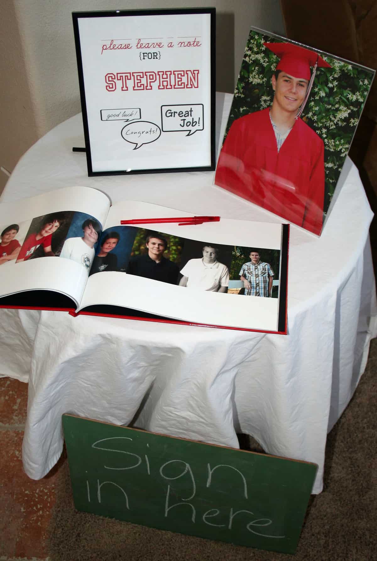 before leaving each guest was asked to sign in the before leaving each guest was asked to sign in the