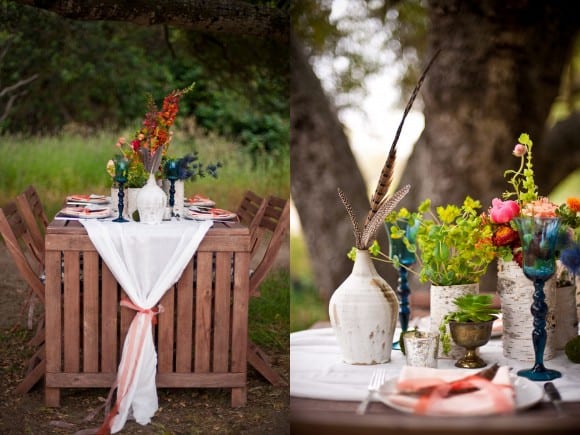 I can see this table set up in our back yard right outside of the garden I can see this table set up in our back yard right outside of the garden