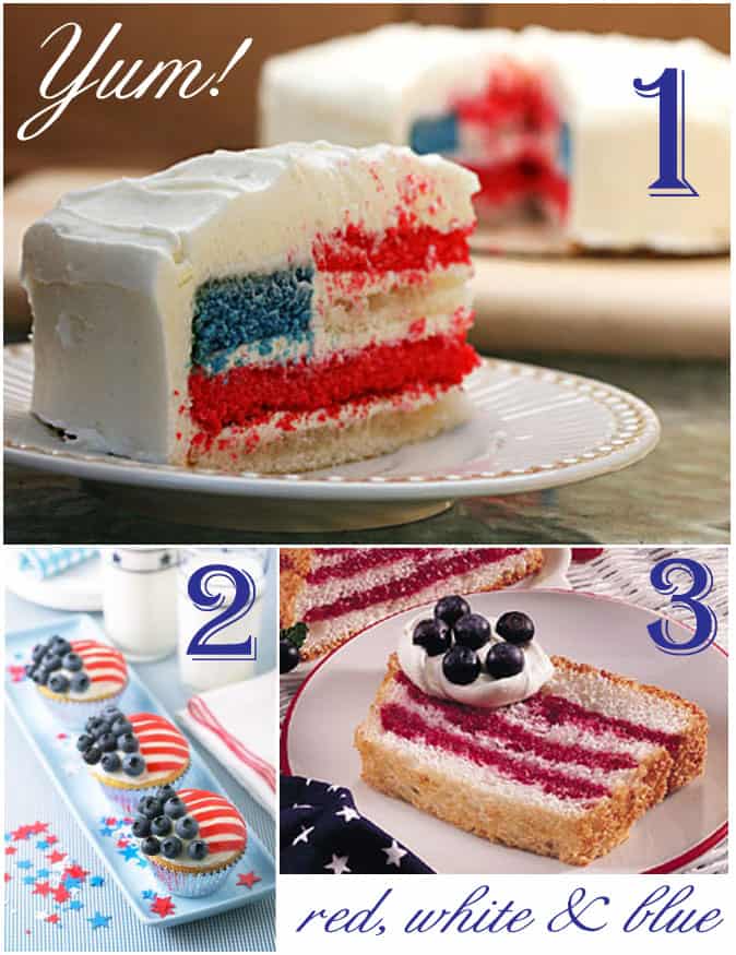 American Flag Cake