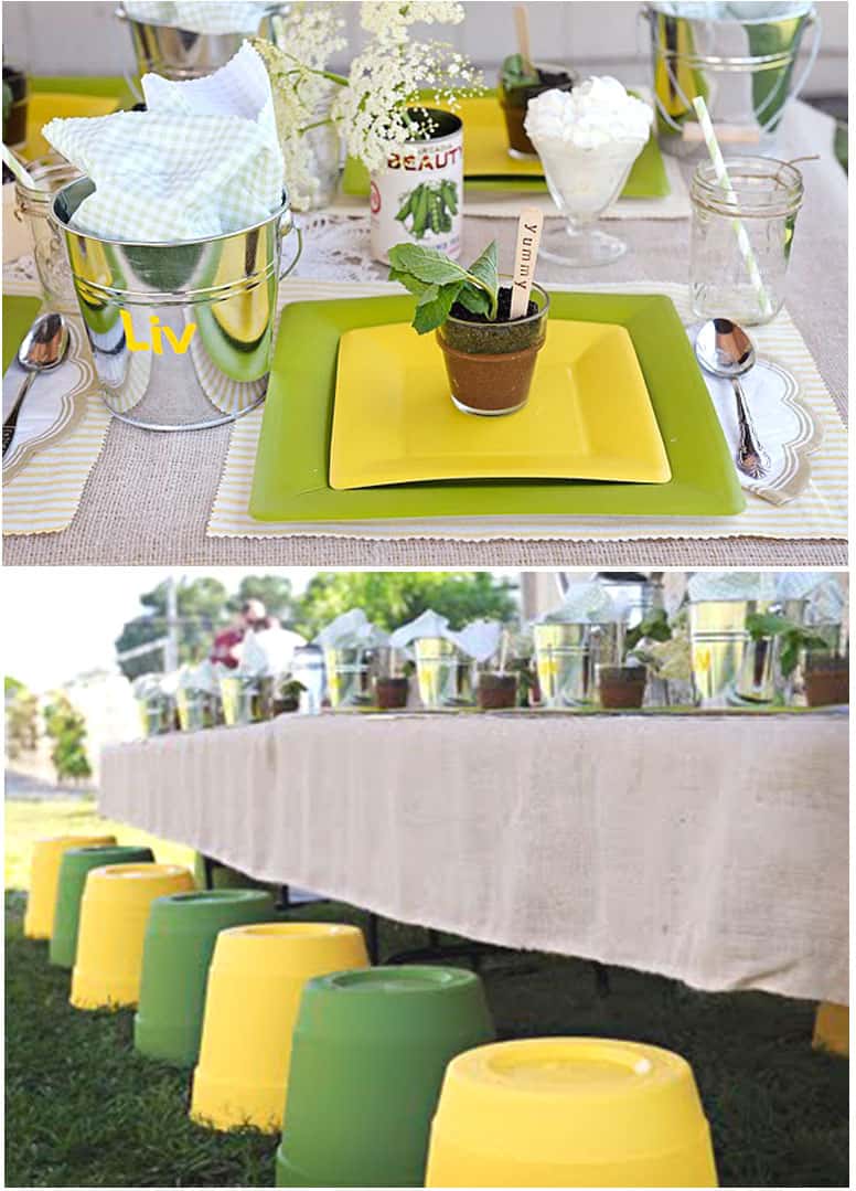 Garden Party Theme - Lots of Ideas on Thoughtfully Simple