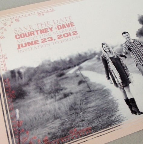 Blush Wedding The save the dates were AMAZINGLY perfect Blush Wedding The save the dates were AMAZINGLY perfect