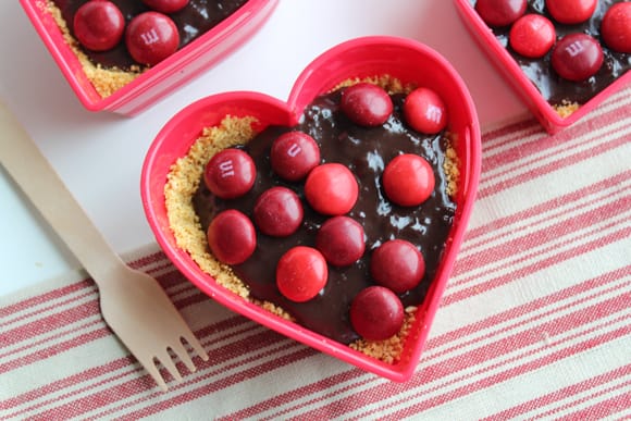 Valentines Day Desserts :: Heart Pudding Pies | Thoughtfully Simple